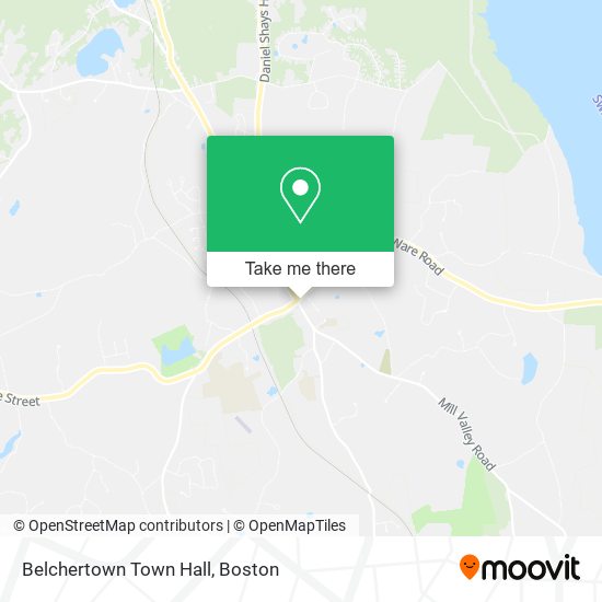 Belchertown Town Hall map