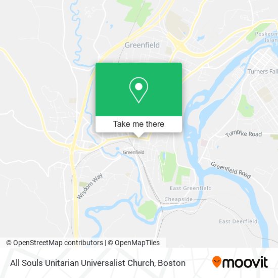 All Souls Unitarian Universalist Church map