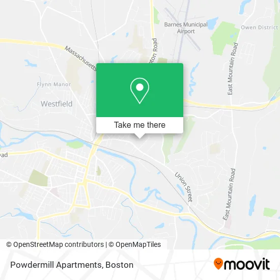 Powdermill Apartments map
