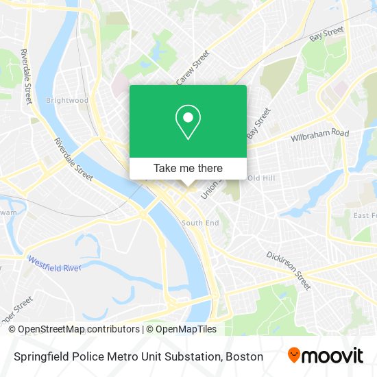 Mapa de Springfield Police Metro Unit Substation