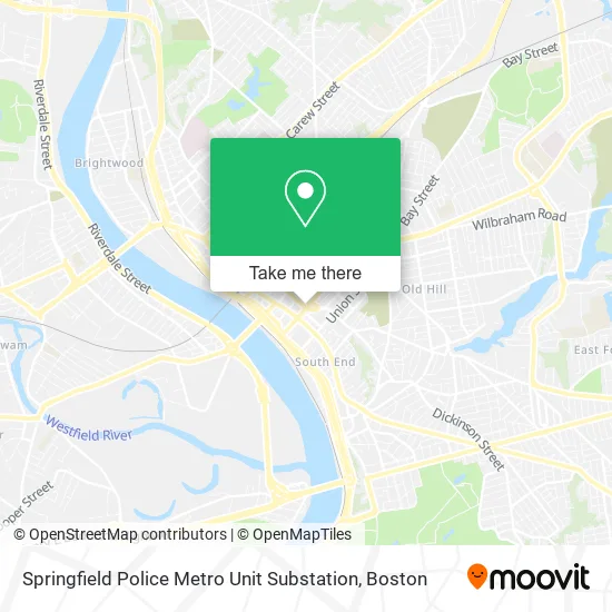 Springfield Police Metro Unit Substation map