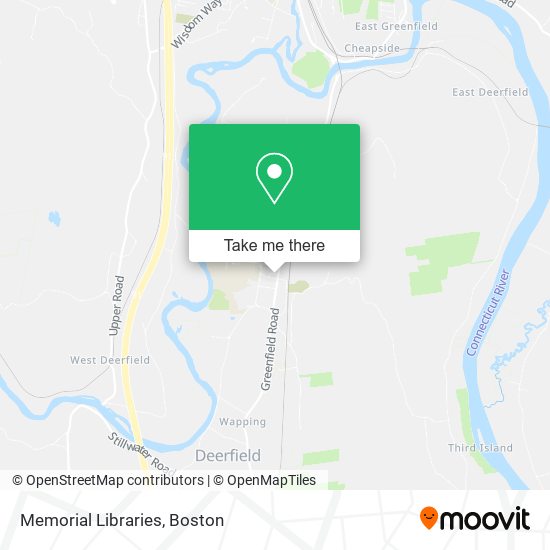 Memorial Libraries map