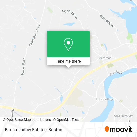 Birchmeadow Estates map