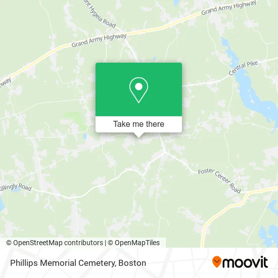 Phillips Memorial Cemetery map