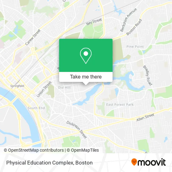 Physical Education Complex map
