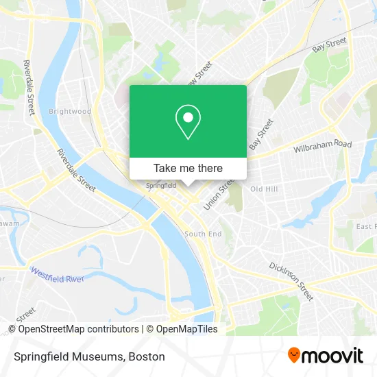 Springfield Museums map