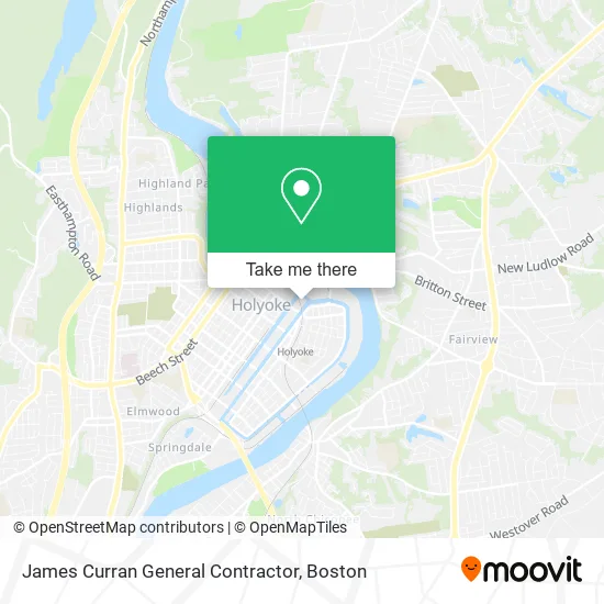 James Curran General Contractor map