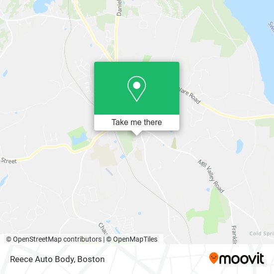 Reece Auto Body map