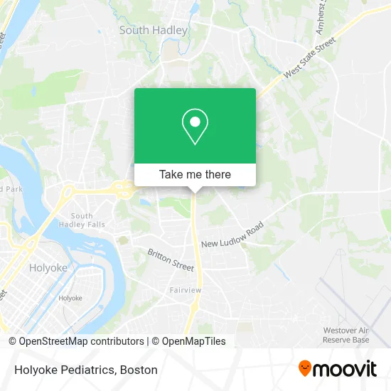 Holyoke Pediatrics map