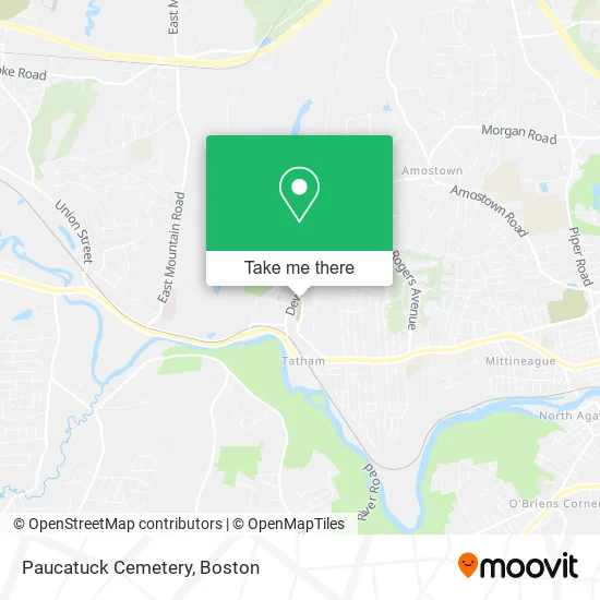 Paucatuck Cemetery map