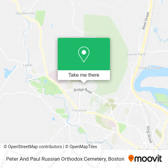 Peter And Paul Russian Orthodox Cemetery map