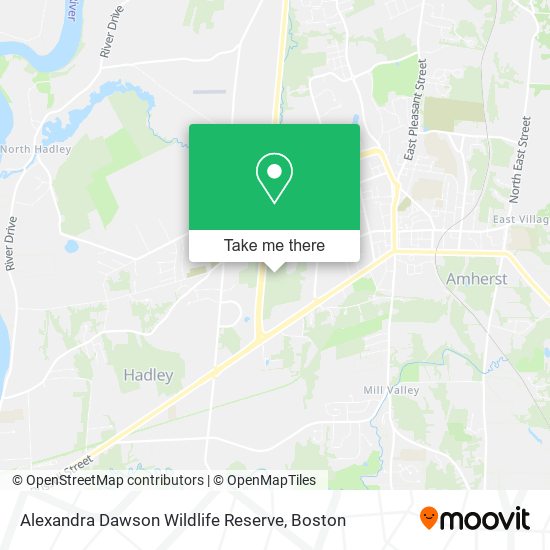 Mapa de Alexandra Dawson Wildlife Reserve