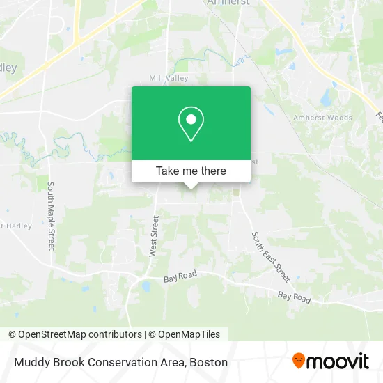 Muddy Brook Conservation Area map