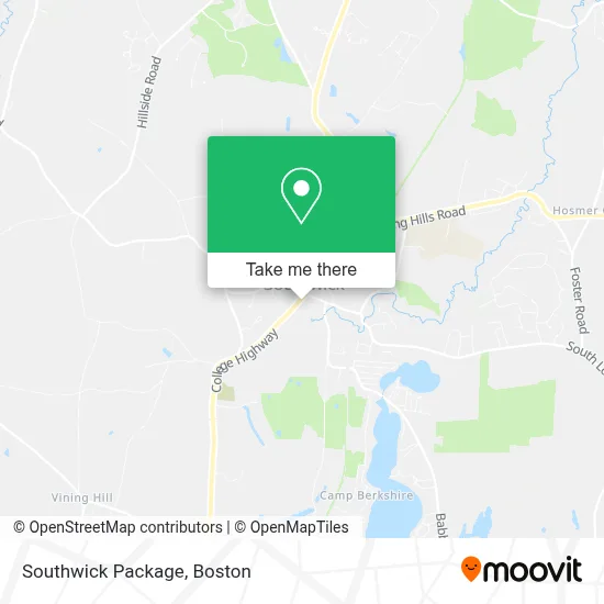 Southwick Package map