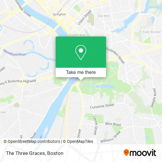 The Three Graces map