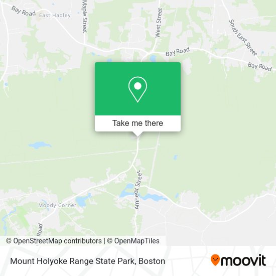 Mapa de Mount Holyoke Range State Park
