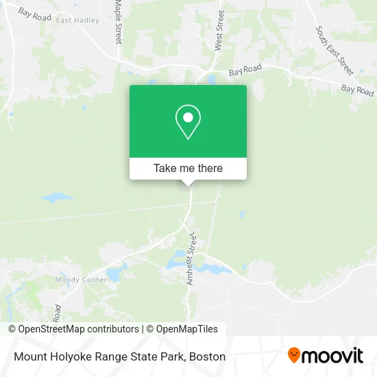 Mount Holyoke Range State Park map