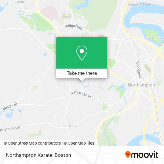Northampton Karate map