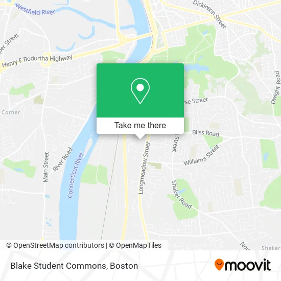 Mapa de Blake Student Commons