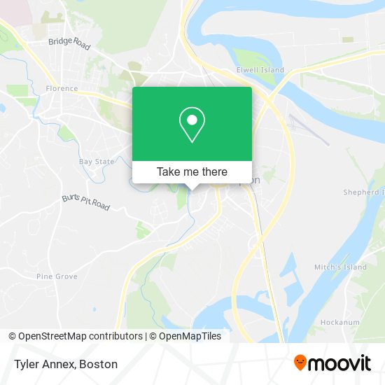 Mapa de Tyler Annex