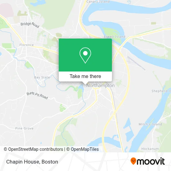Chapin House map