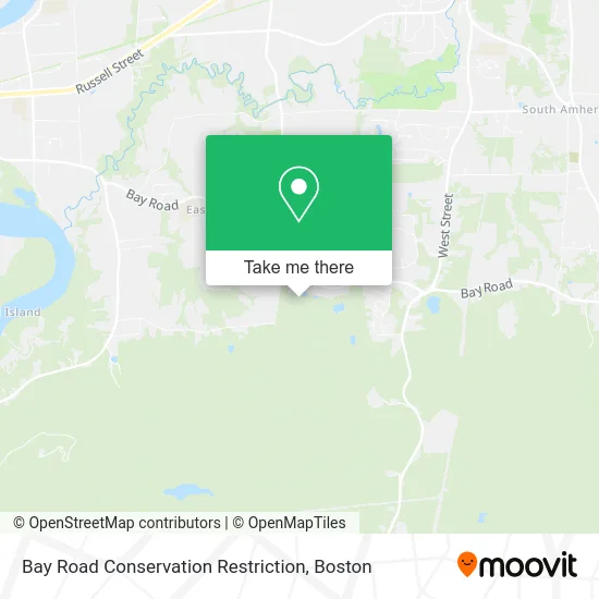 Bay Road Conservation Restriction map