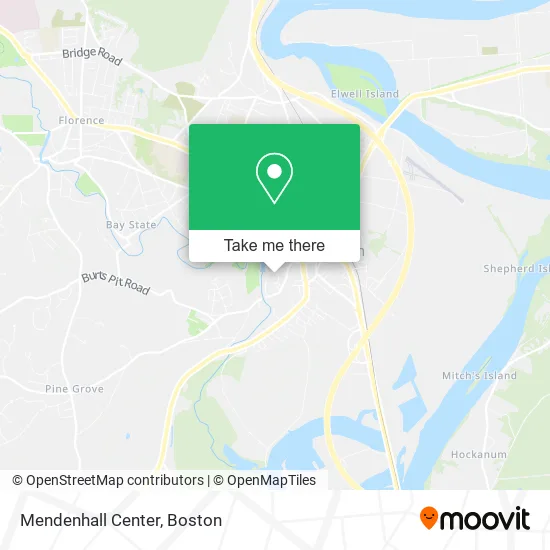 Mendenhall Center map