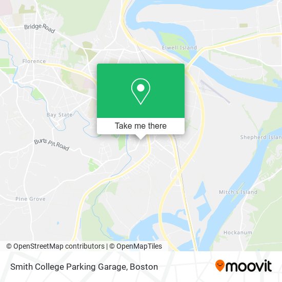 Smith College Parking Garage map