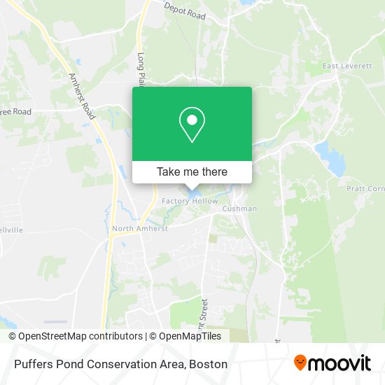 Mapa de Puffers Pond Conservation Area