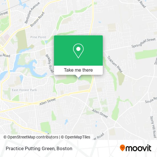 Mapa de Practice Putting Green