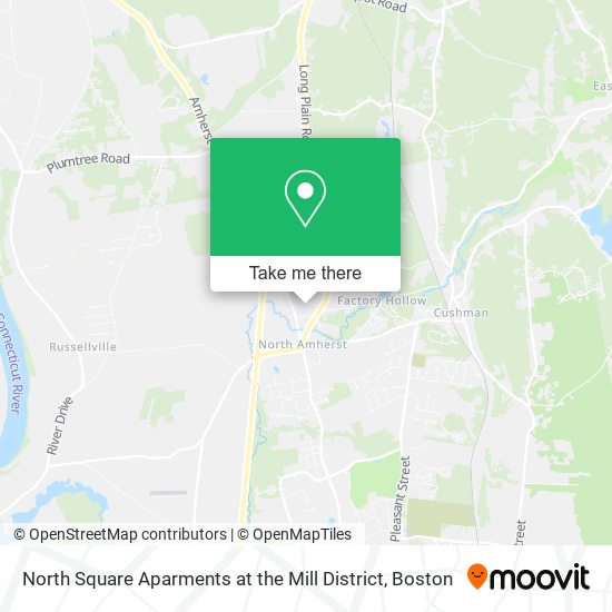 North Square Aparments at the Mill District map