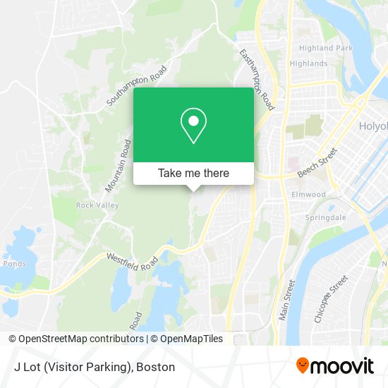 Mapa de J Lot (Visitor Parking)