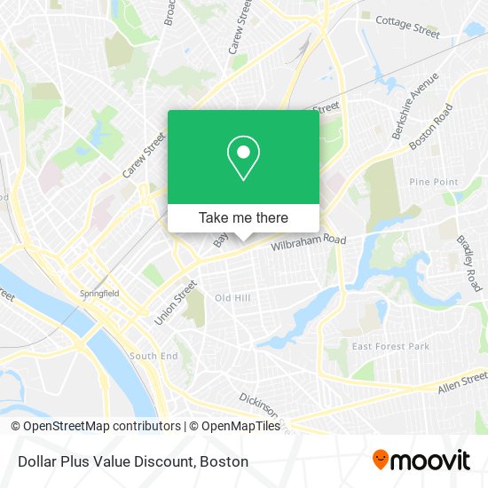Dollar Plus Value Discount map