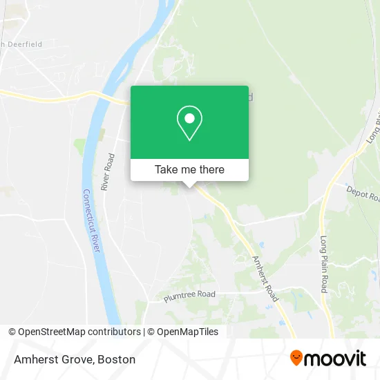 Amherst Grove map