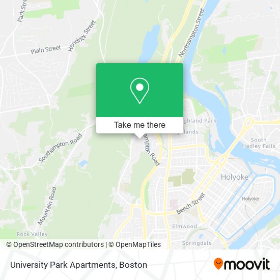 Mapa de University Park Apartments