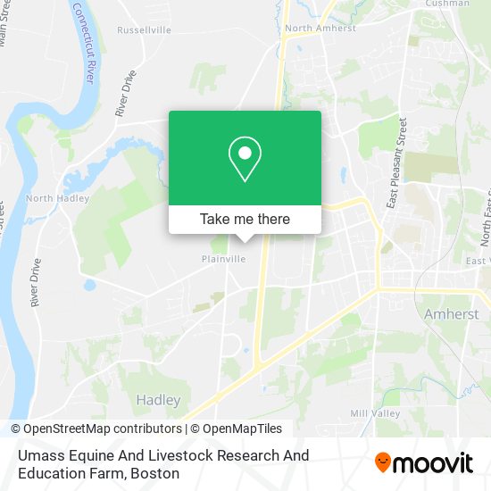 Mapa de Umass Equine And Livestock Research And Education Farm