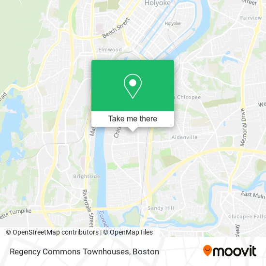 Regency Commons Townhouses map