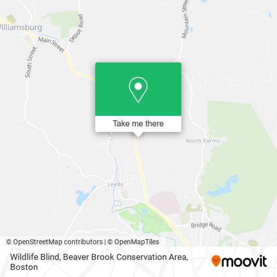 Mapa de Wildlife Blind, Beaver Brook Conservation Area