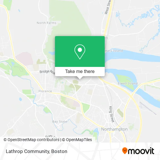 Mapa de Lathrop Community