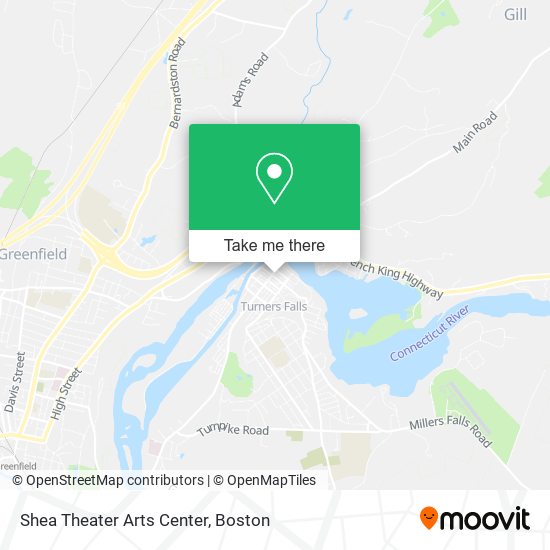 Shea Theater Arts Center map