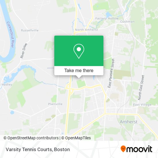 Varsity Tennis Courts map