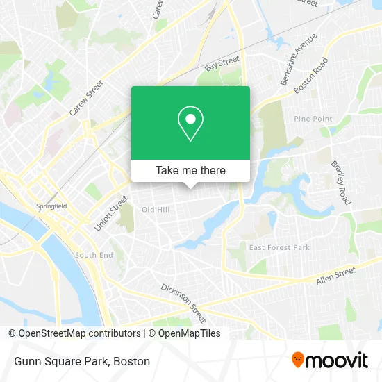 Gunn Square Park map