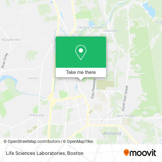 Life Sciences Laboratories map