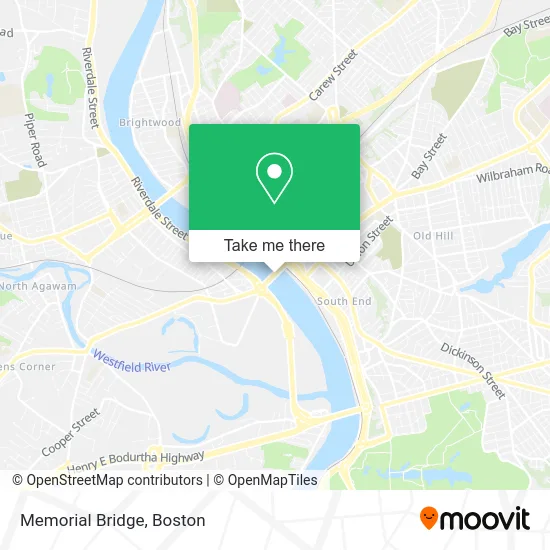 Memorial Bridge map