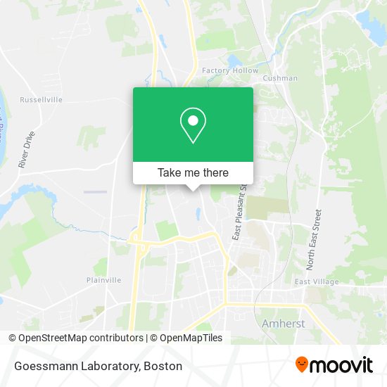 Mapa de Goessmann Laboratory