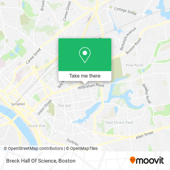 Breck Hall Of Science map