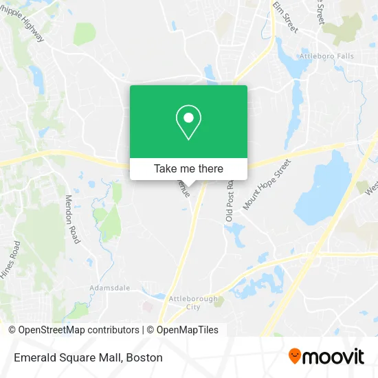 Mapa de Emerald Square Mall