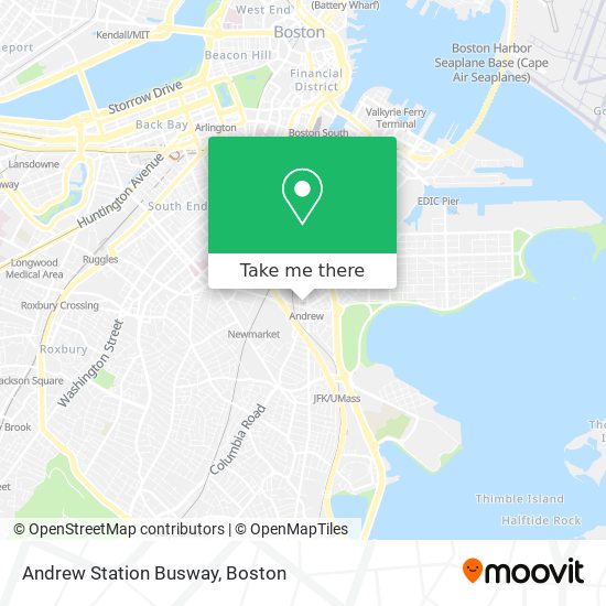 Andrew Station Busway map