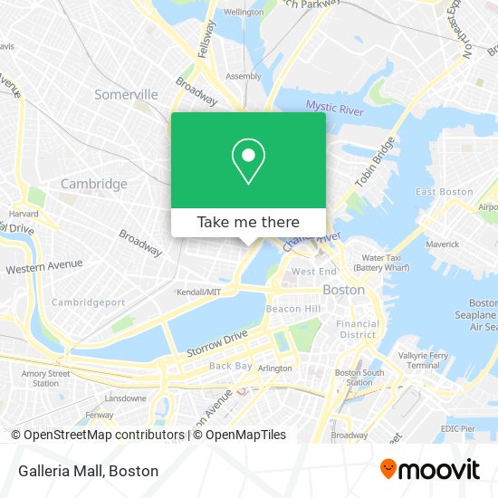 Galleria Mall map