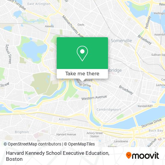 Harvard Kennedy School Executive Education map